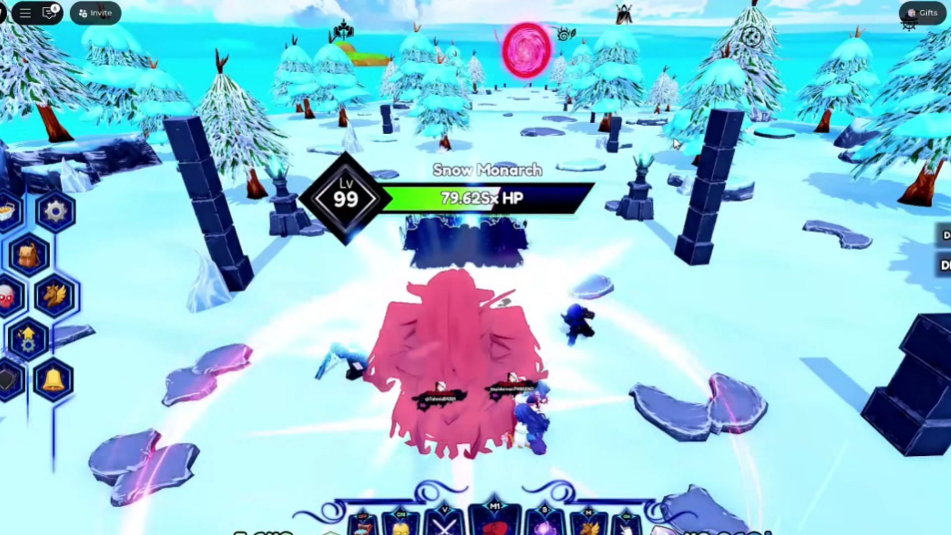 The Snow Monarch (Image via Roblox | YouTube@Sister guard)
